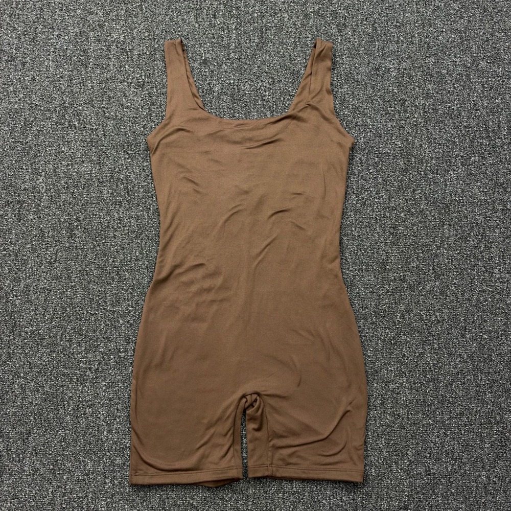 Bumpsuit The Kate Romper Maternity Women Size M Brown NEW
